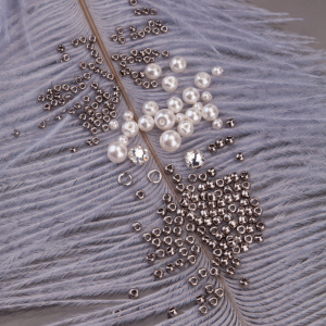 Набор для оплетения фианитов по МК «Карамельный шик», родий