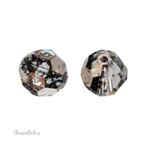 Swarovski 5000 Бусина круглая 10 мм, золотая патина (#001GOLPA), 1 шт.