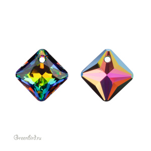 Swarovski 6431 подвеска Принцесса 16 мм, витражный средний (#001VM), 1 шт.