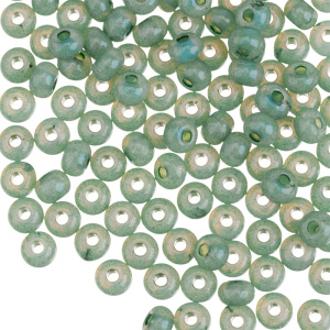 Бисер чешский PRECIOSA Czech круглый 6/0, полупрозрачный, Jade Opal (#02663), 10 г