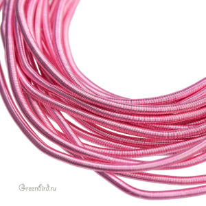 Канитель мягкая 1 мм, конфетно-розовый (KAN4989)