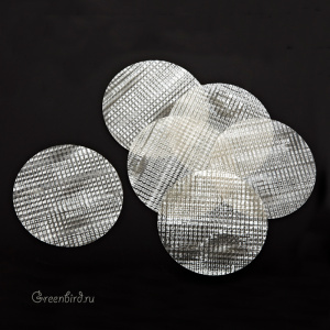 Пластина LM Paris 38 мм Pointille – Nacro Ivoire, 1 шт (#LMFAN_23)