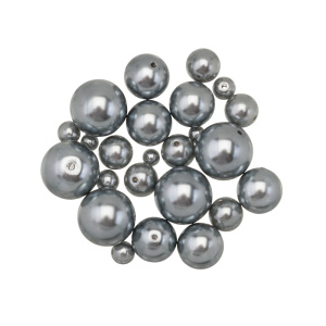 Crystalbird Микс жемчуга 3-10 мм, темно-серый, уп.25 шт. (#MIX21)