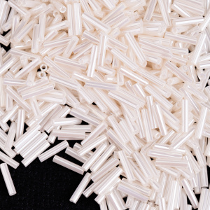 MIYUKI Slender Bugle 6mm – Ivory Ceylon (#592)