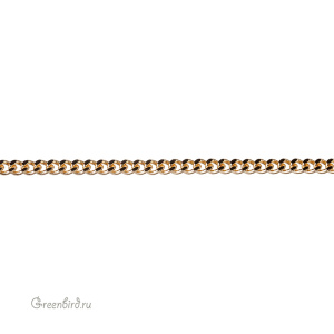 Цепочка 5,3 мм, золото, 30 см (#Chain-62G)