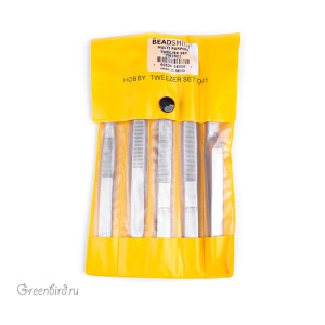 Набор из пяти пинцетов универсальный (#TW1022)