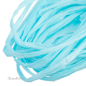 Рафия, 5 мм, голубой Matte (#4044) Рафия, 5 мм, голубой Matte (#4044)