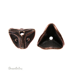 "Танец модерна", чашечка, ант. бронза, 1 шт. (#2016)