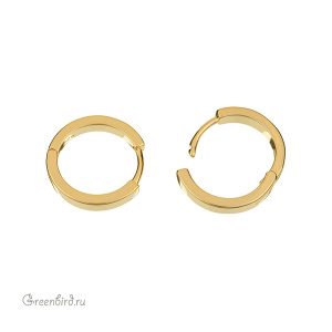 Швензы-кольца "Конго" 18 мм, золото, пара (#SV1701-1508)