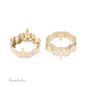 4195 Оправа для Jelly Fish 22 мм, латунь