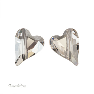 5743 Бусина Wild Heart Bead 12mm – Silver Shade V (#001SSHAV) 5743 Бусина Wild Heart Bead 12mm – Silver Shade V (#001SSHAV)