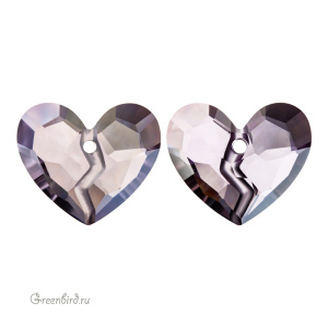 6263 подвеска Forever 1 Heart 36mm – Antique Pink (#001ANTP)