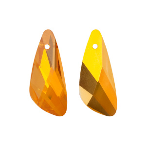 Crystalbird 6690 подвеска Крыло 23 мм, Crystal Sunshine (#001SH), 1 шт.