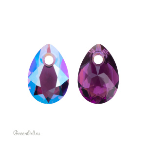 6433 подвеска Pear Cut 9mm – Amethyst Shimmer (#204SHIM) 6433 подвеска Pear Cut 9mm – Amethyst Shimmer (#204SHIM)