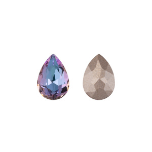 Crystalbird 4320 Капля 10x7 мм, витражный светлый (#001VL), уп. 6 шт.