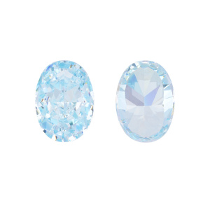 Фианит Crystalbird Oval 14x10мм, Aquamarine, 1 шт. (#CBFN-OS-09)