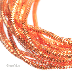 Канитель трунцал 1.5 мм, оранжевый (KAN5695)