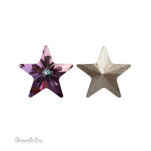 Swarovski 4745 Звезда 5 мм, витражный светлый (#001VL), 1 шт.