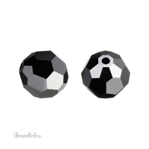 5000 Бусина круглая 10mm – Jet Hematite (#280HEM)