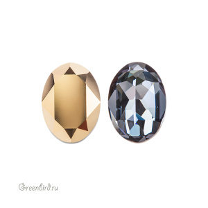 Swarovski 4120 Овал 14х10 мм, золото (#001AUR), 1 шт.