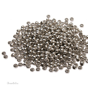 Металлический бисер 11/0, nickel (#MT11-NPB)