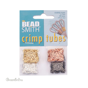 Кримпы 2х2 мм, 4 цвета, уп. 500 шт. (#TCBASST20) Кримпы 2х2 мм, 4 цвета, уп. 500 шт. (#TCBASST20)