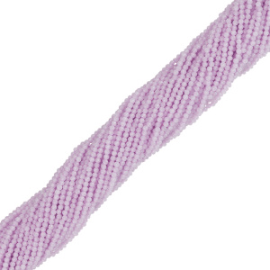 Бусины Циркон 2 мм, сиреневый, нить (#CN-ZRCN-008)