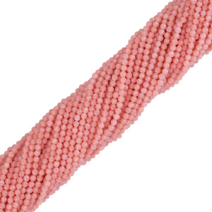 Бусины Циркон 3 мм, красный, нить (#CN-ZRCN-012)