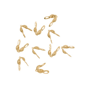 Наконечник-каллот 3,2 мм, золото, уп.10 шт. (#CN-CL003G)