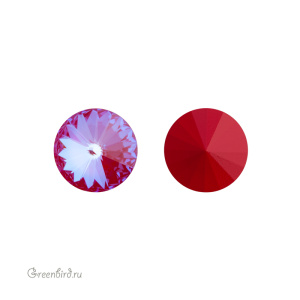 Swarovski 1122 Риволи 12 мм, королевский красный делайт (#001L107D), 1 шт.