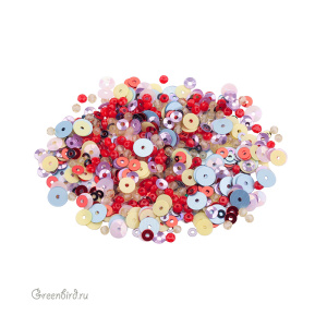 Микс ронделей и пайеток, 4,5 гр (#MIX14)