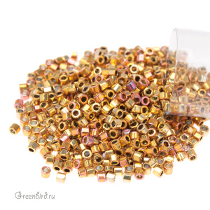 Бисер MIYUKI Delica Hex Cut шестиугольный 11/0 (#501), 4,5 г