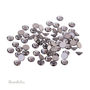 Swarovski 2058 Клеевые стразы круглые SS9, черный алмаз (#215), уп. 72 шт.