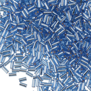 Бисер MIYUKI Bugle 3mm – Sapphire (#19), 10 г