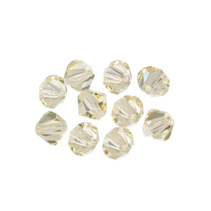 Бусины биконусы Preciosa 5mm – Jonquil, уп.10 шт. (#80100)