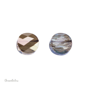 Swarovski 5052 Бусина Мини круглая 6 мм, бронзовая дымка (#001BRSH), 1 шт.
