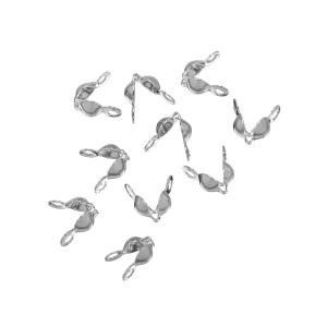 Наконечник-каллот 3,6 мм, родий, уп.10 шт. (#CN-CL002R)