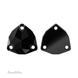 Swarovski пришивные 3272 Триллиант 16 мм, черный (#280), 1 шт.