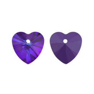 Crystalbird 6228C подвеска Heart 10 мм – Tanzanite MI (#539MI), 1 шт. (#CBPN-0038)