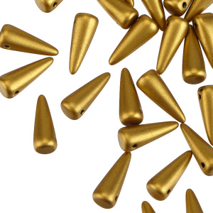 Spikes 5x13mm, Mat. Metallic Aztec Gold, 10 гр (#K0172JT)