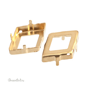 4929 Оправа для Tilted Spike 24х17 мм, латунь