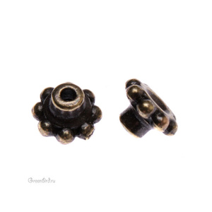 BeadAligner "Бусинки" 6 мм, ант. латунь, 1 шт. (TC-5692)