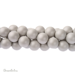 Swarovski 5810 Жемчуг 12 мм, пастельно-серый (#968), 1 шт.
