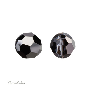 Swarovski 5000 Бусина круглая 8 мм, серебряная ночь (#001SINI), 1 шт.