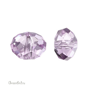 Swarovski 5040 Бусина Бриолетт 8х5 мм, фиолетовый (#371), 1 шт.