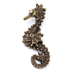 "Море", центральный элемент, ант. латунь, 1 шт. (#Л3705)