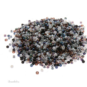 Бисер японский круглый MIYUKI Round 15/0, микс Pebblestone (#MIX13), 10 г