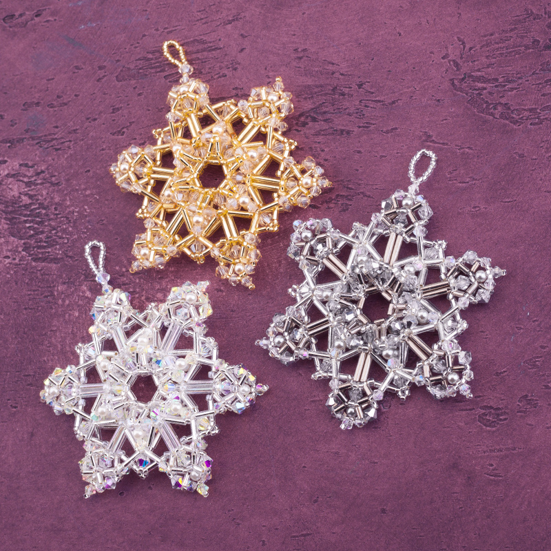 Мастер-класс «Зимнее кружево» PDF инструкция от Елены Кострикиной