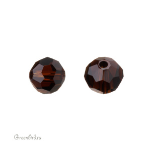 Swarovski 5000 Бусина круглая 6 мм, мокка (#286), 1 шт.