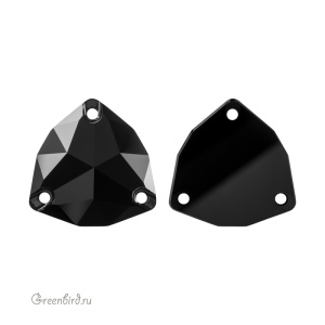 Swarovski пришивные 3272 Триллиант 20 мм, черный (#280), 1 шт.
